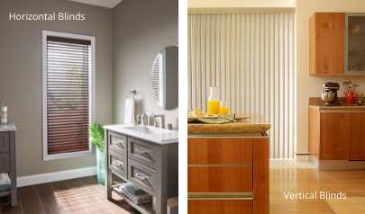 Horizontal & Vertical blinds