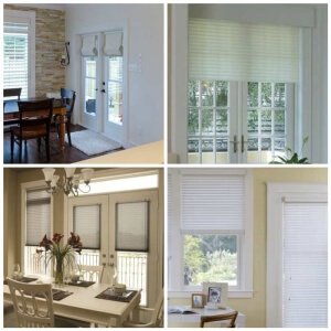 Custom Window Treatments for French Doors and Patio Doors