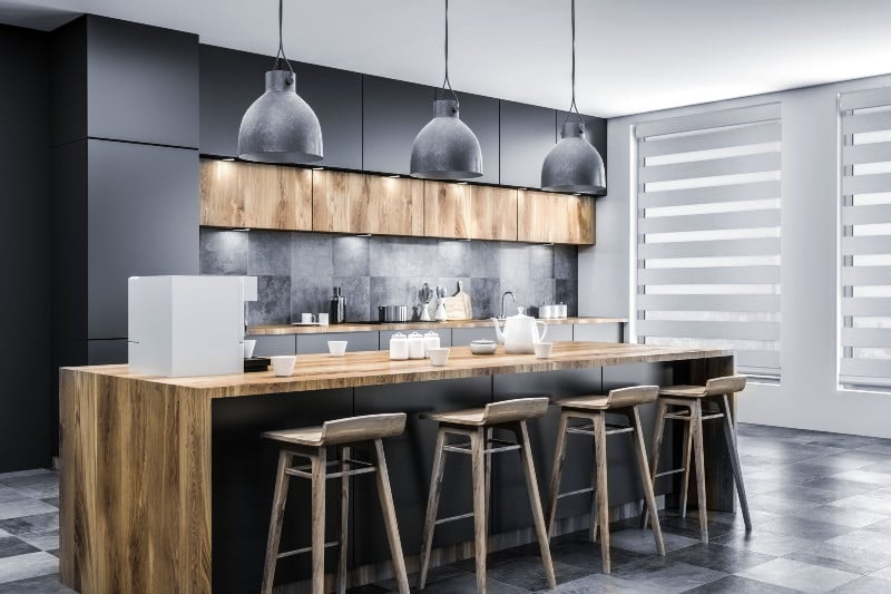 Dual Sheer Shades Kitchen Inspired Shades