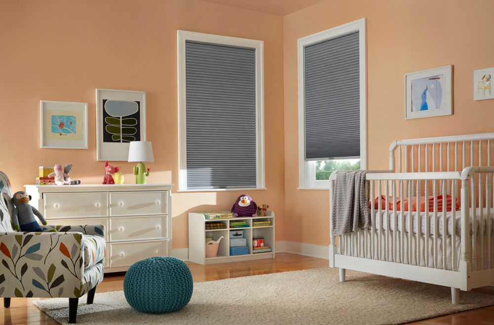 Cellular Shades in Nursery