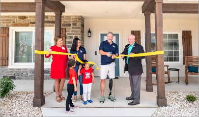 Thanking him for his service: Foundation builds home for wounded