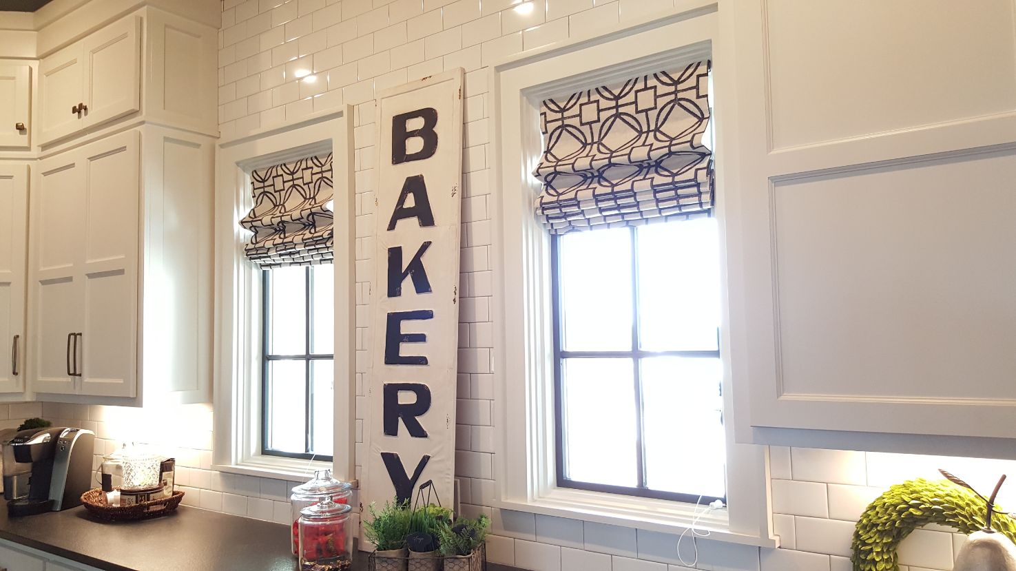 38 kitchen window roman shades