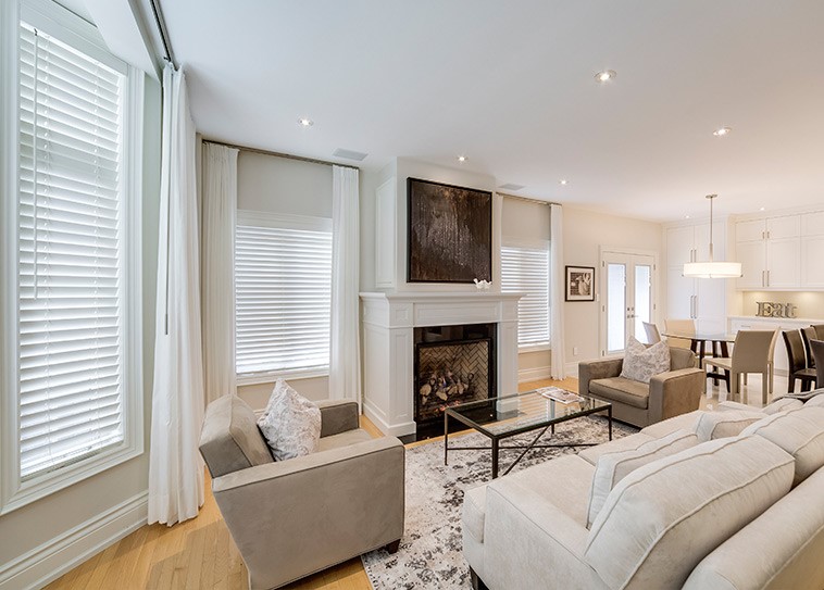 living room window treatments