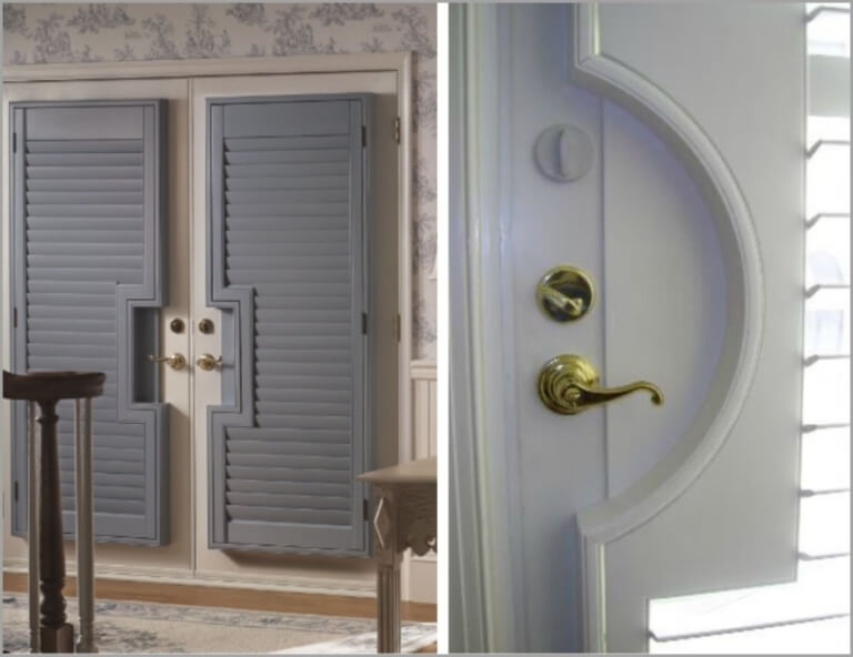 Specialty Shutters for French Doors and Patio Doors