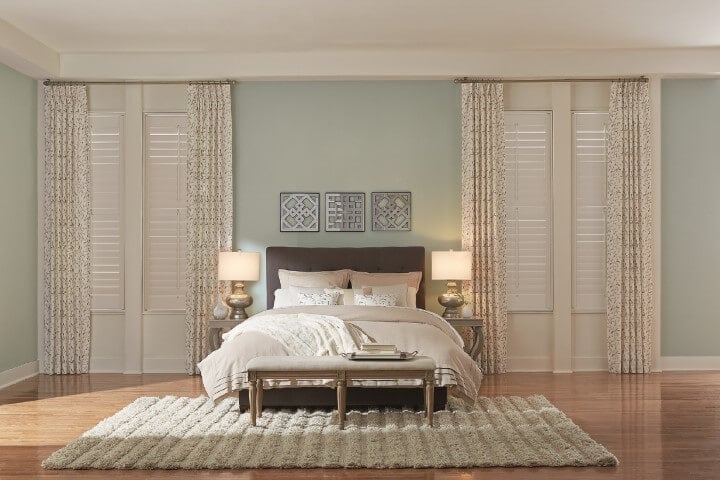 bedroom interior shutters